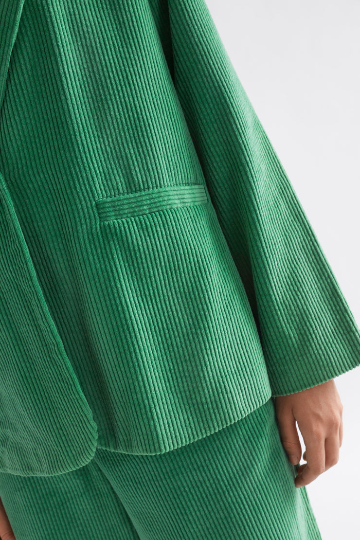 Elk Rhes Cord Blazer - Sea Green Was $359 Now