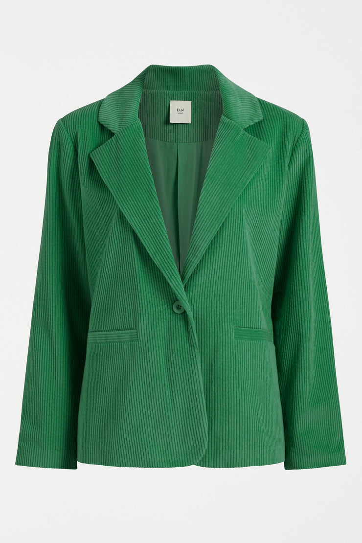 Elk Rhes Cord Blazer - Sea Green