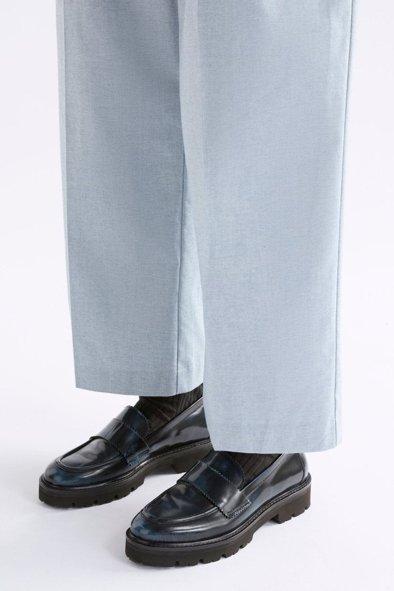 Elk Tirstta Platform Loafer - Dark Navy