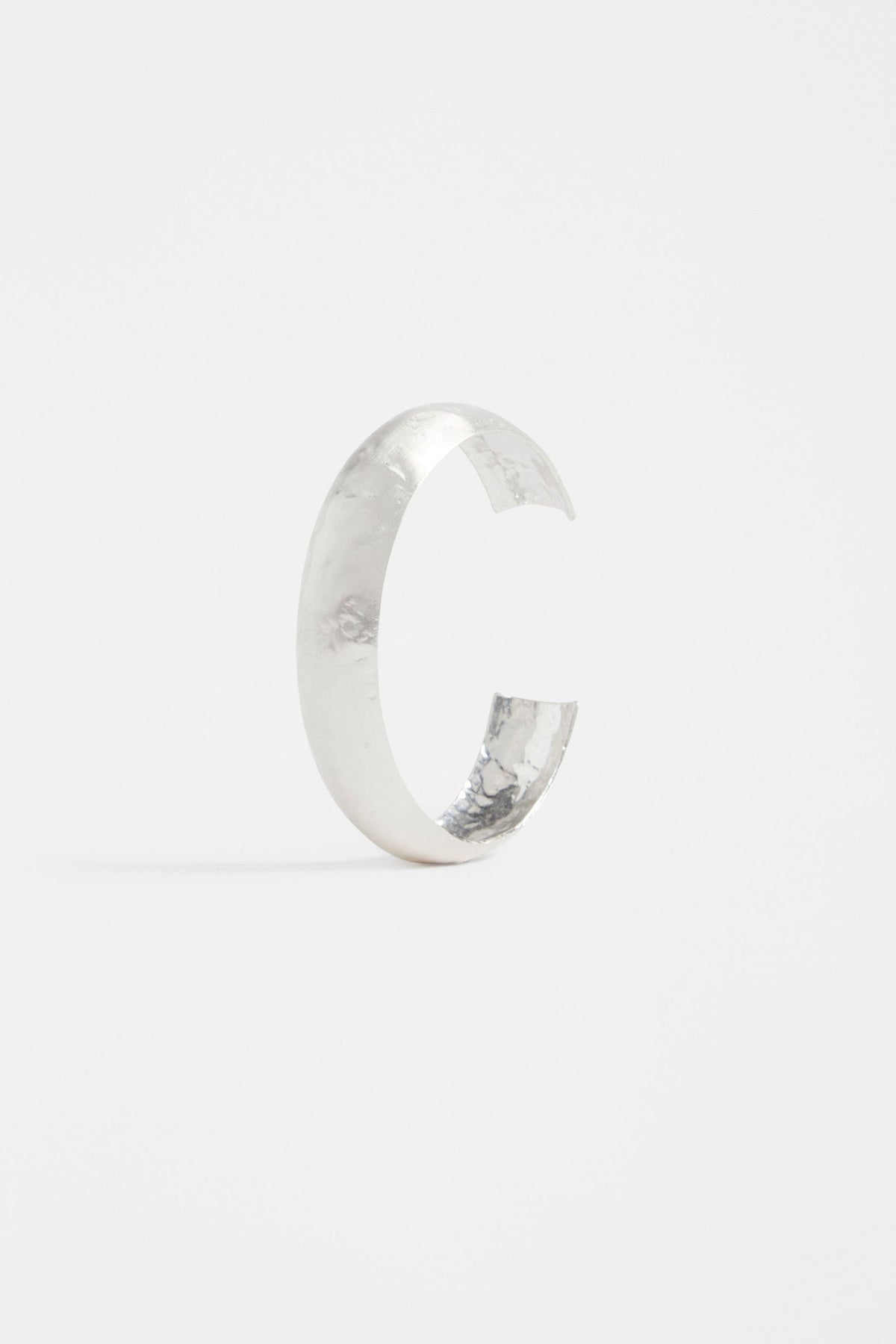 Gild Cuff Thin Bangle - Silver