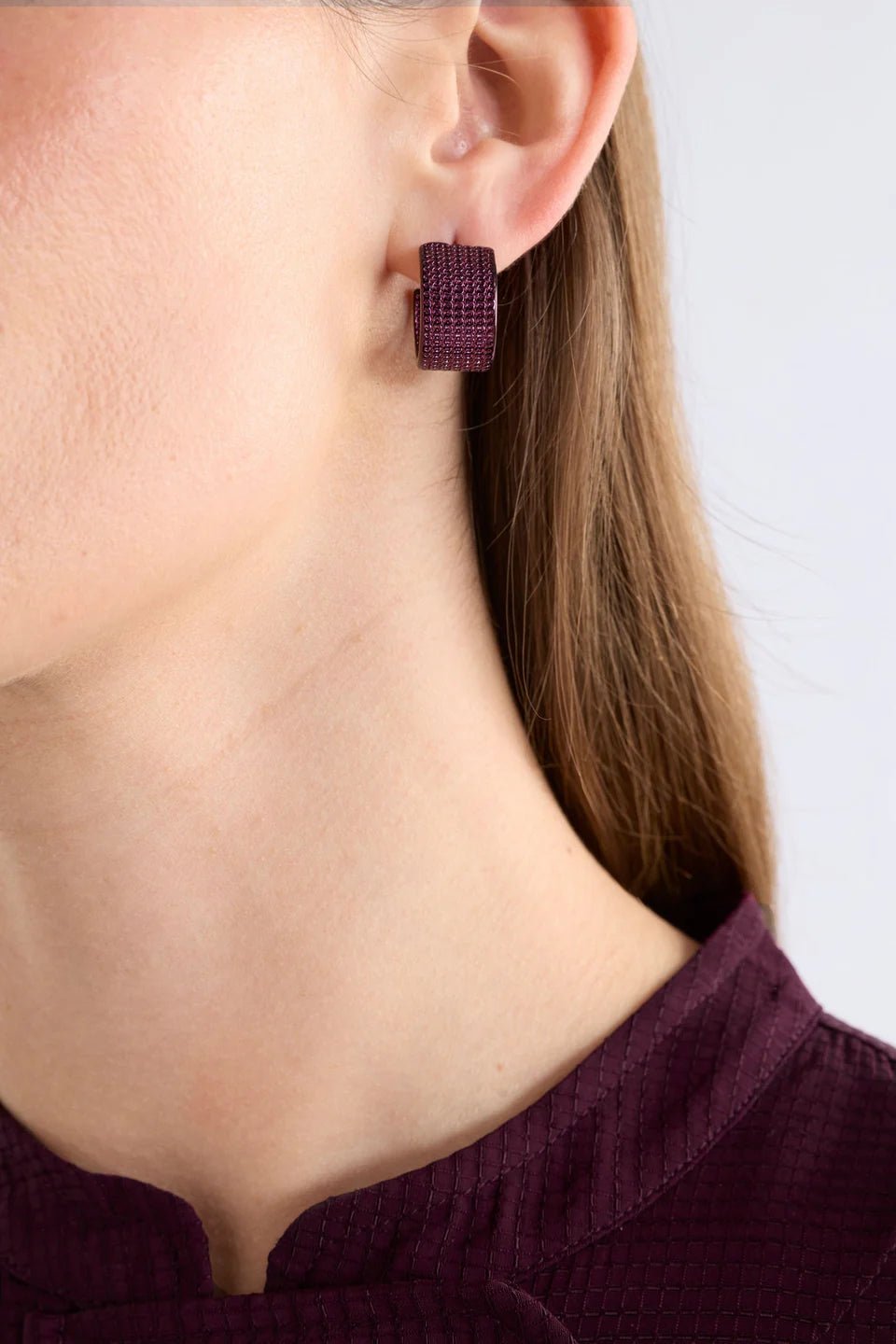 Elk Glynn Earrings - Dark Olive