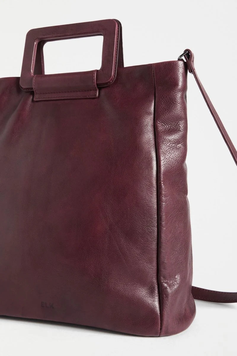 Elk Nysa Tote - Bordeaux