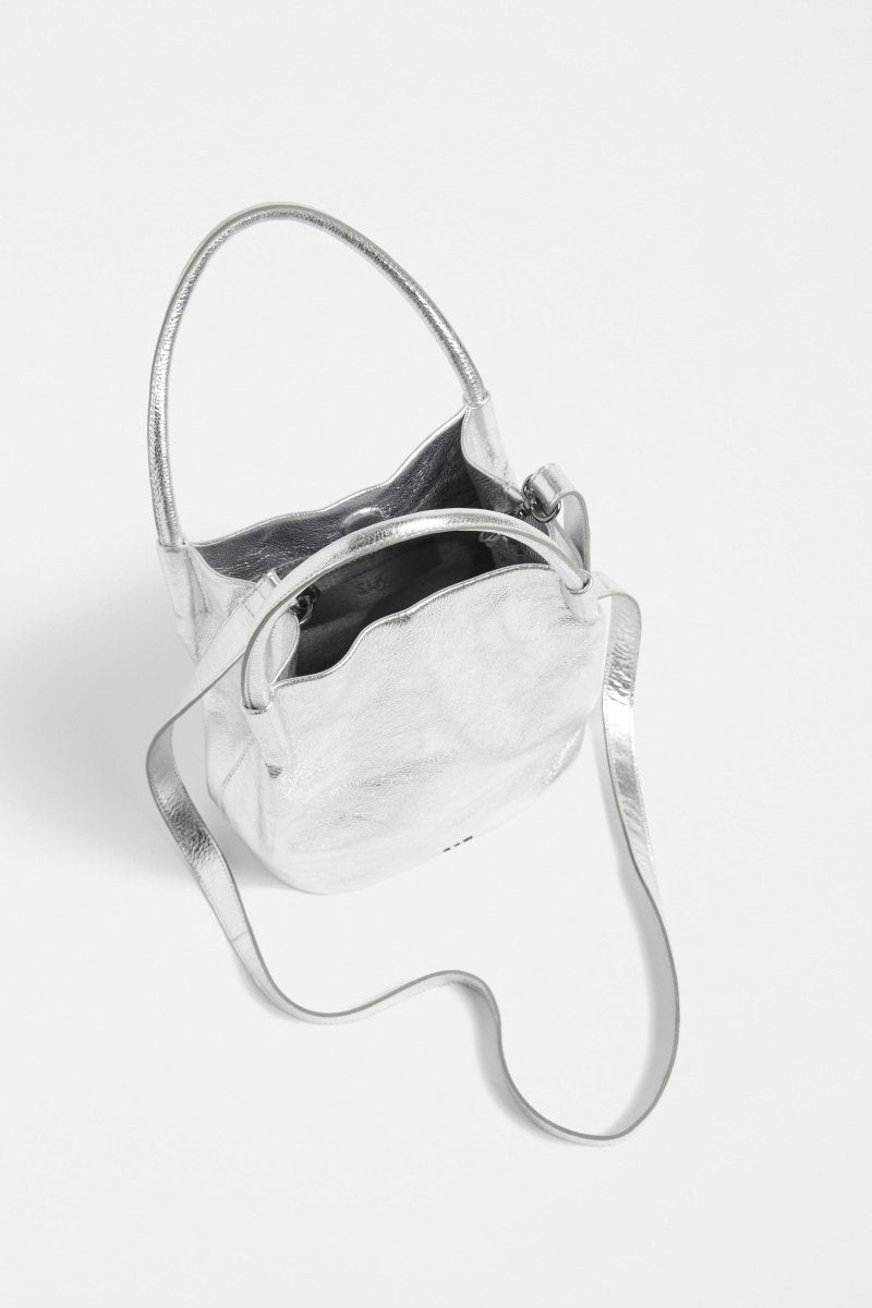 Elk Orsa Mini Metallic Handbag - Silver
