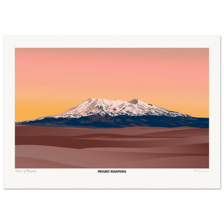 Embers of Ruapehu Print