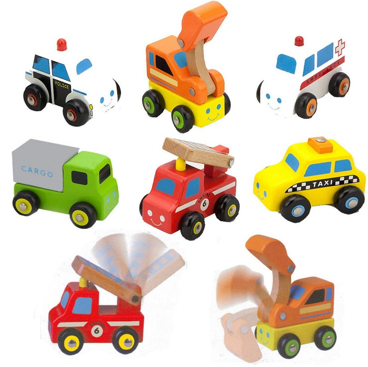 Wooden Emergency Vehicles