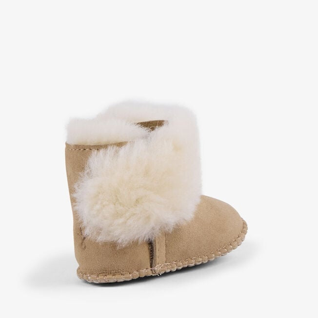 Deluxe Sheepskin Baby Bootie - Sand