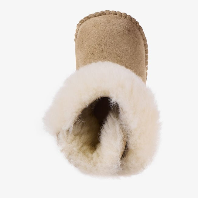 Deluxe Sheepskin Baby Bootie - Sand