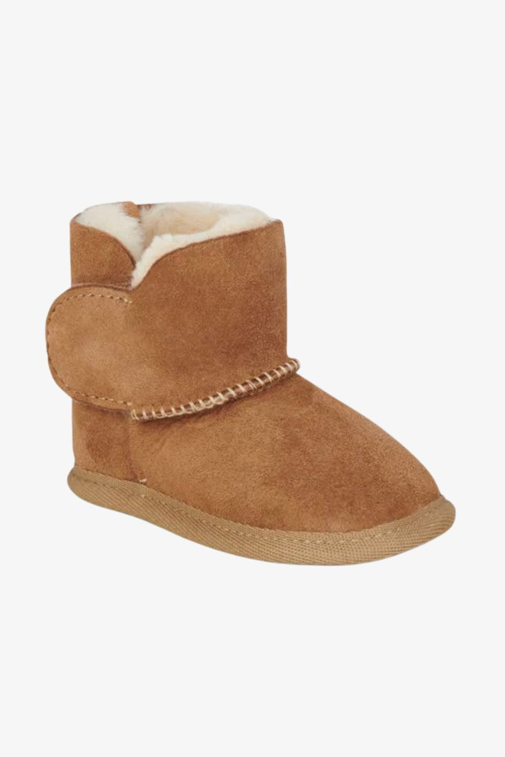 Platinum Sheepskin Baby Bootie - Chestnut