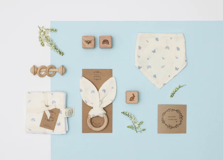 Organic Muslin Bunny Ears Teether