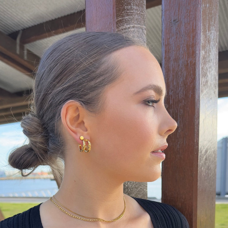 City Street Hoop Earrings