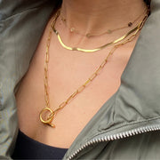 Sidewalk Chain Necklace - Gold