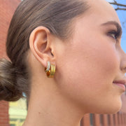 Step Back Hoop Earrings