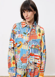 Cloane Blouse - Marche Bleu COMING SOON