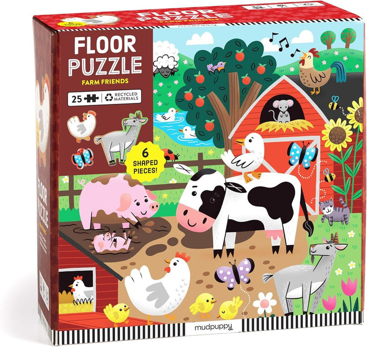 Farm Friends 25 Piece Floor Puzzle