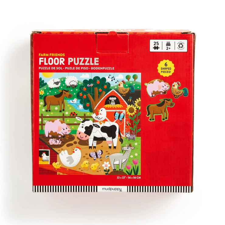 Farm Friends 25 Piece Floor Puzzle