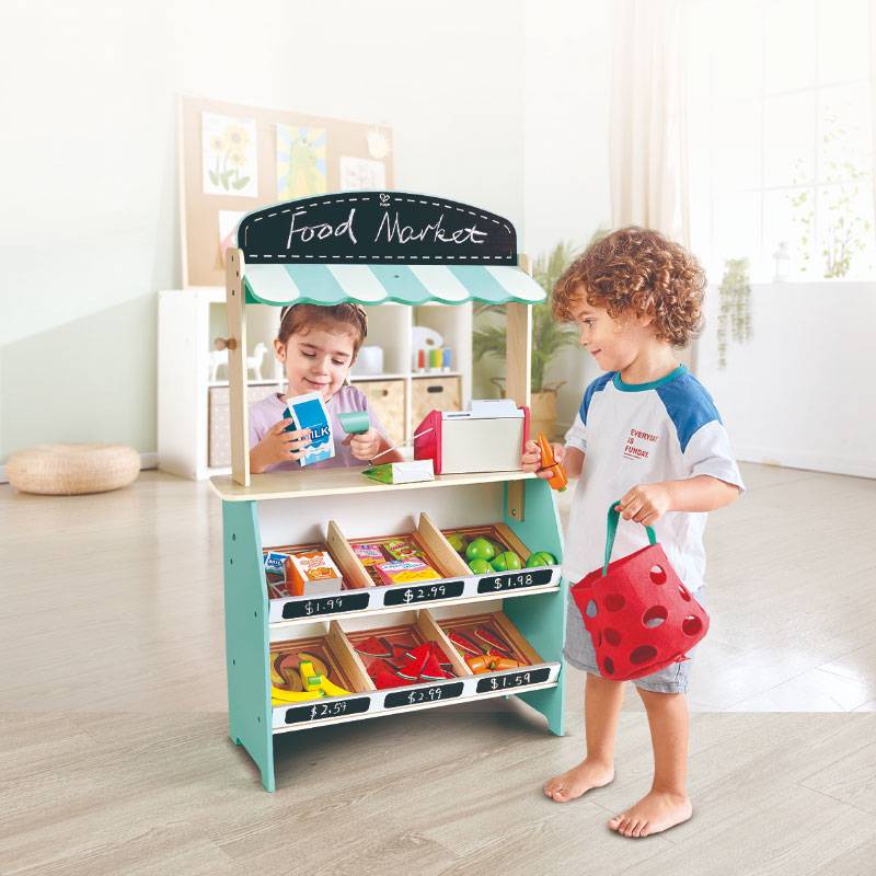 Hape Play Essentials Farmers Market Stall