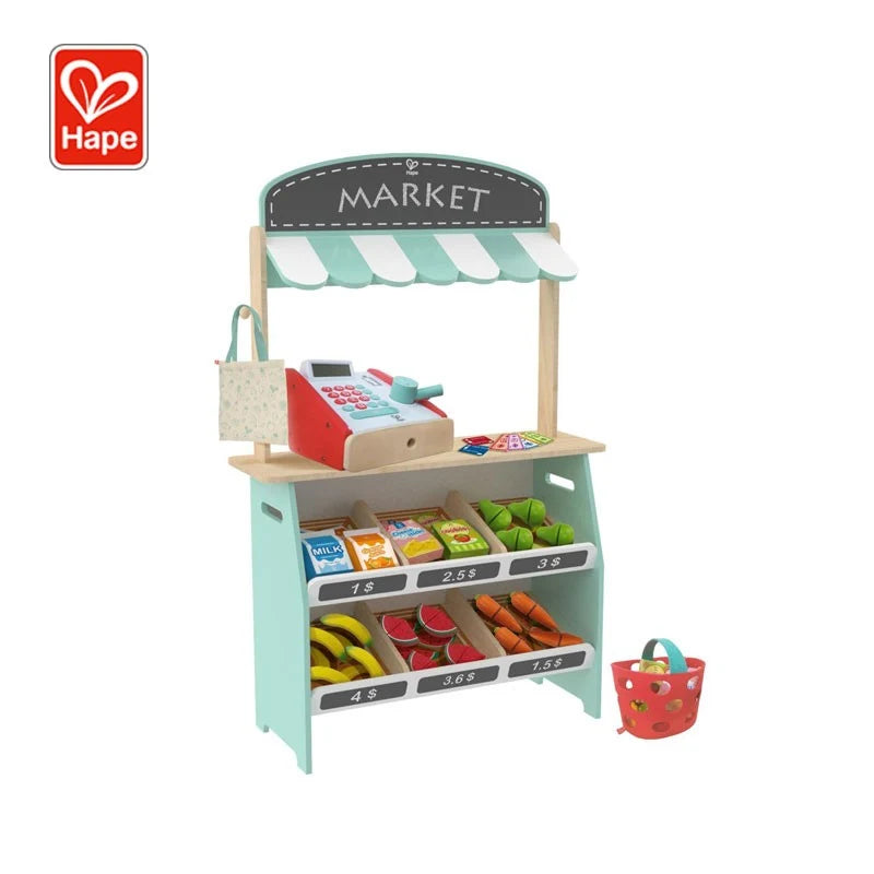 Hape Play Essentials Farmers Market Stall
