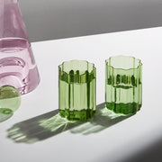 Wave Tumbler Glassware - Green