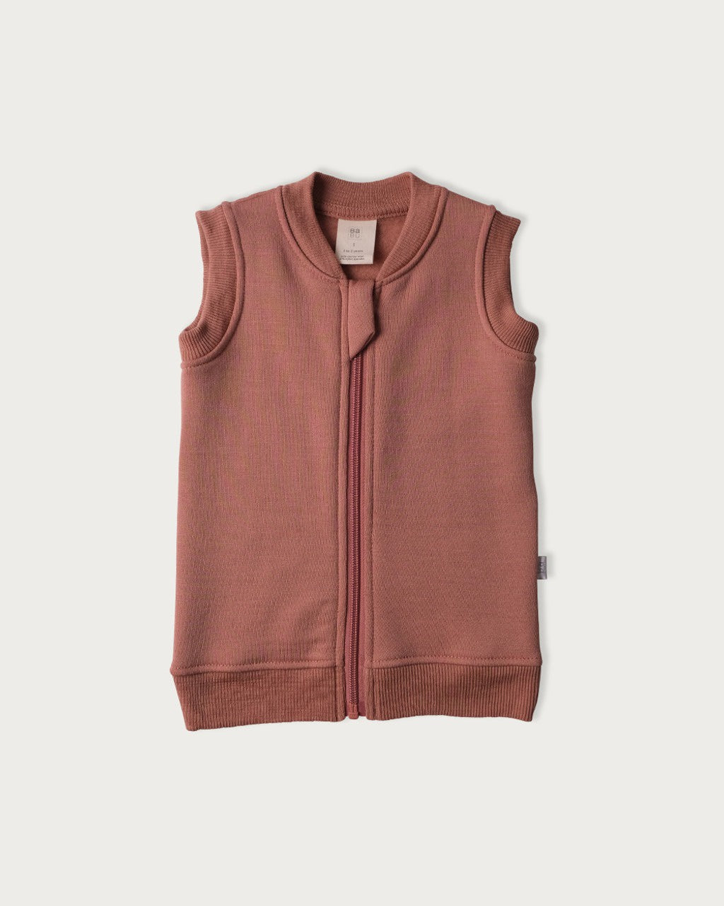 Babu Merino Vest - Rose Was $70 Now