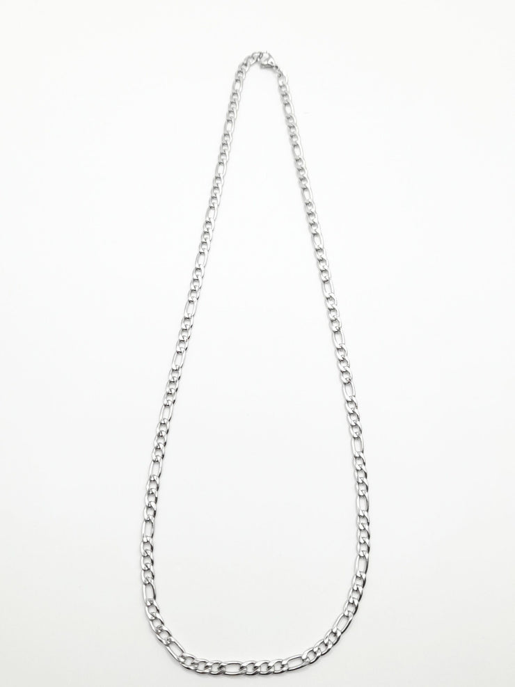 Silver Figaro Necklace