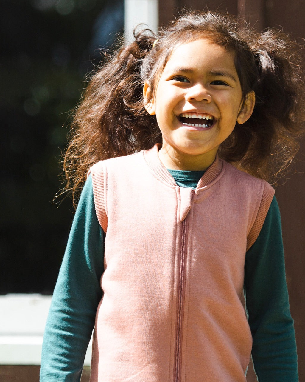 Babu Merino Vest - Rose Was $70 Now
