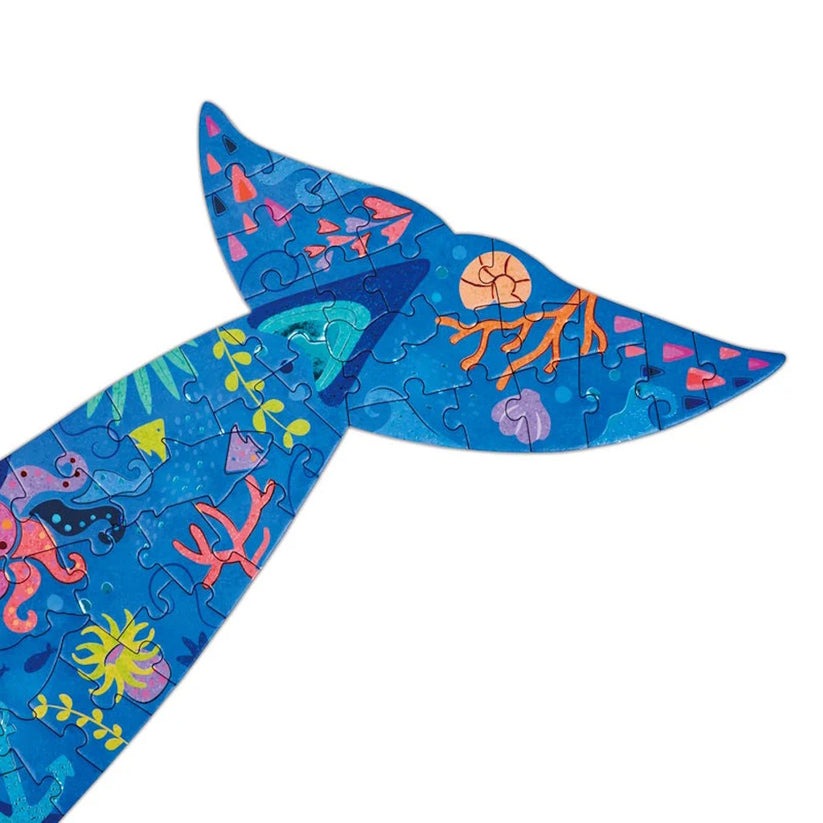 Humpback Whale Shimmer Floor Puzzle - 200  pieces