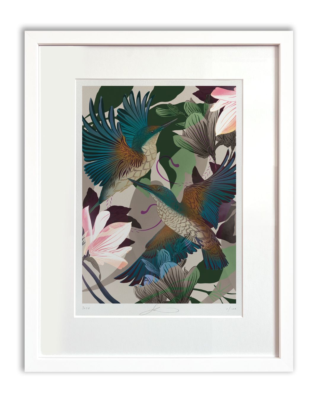 Flox Print - Evolution Kingfishers