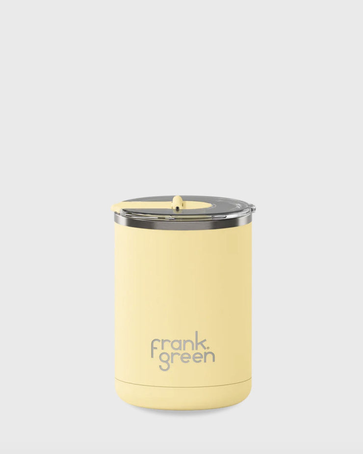 Frank Green 12oz Coffee Cup w Hinged Lid - Buttermilk