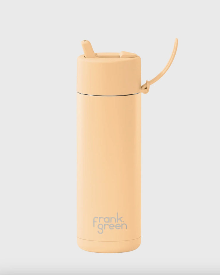 Frank Green 20oz Bottle - Solar Glow w Flip Straw Lid