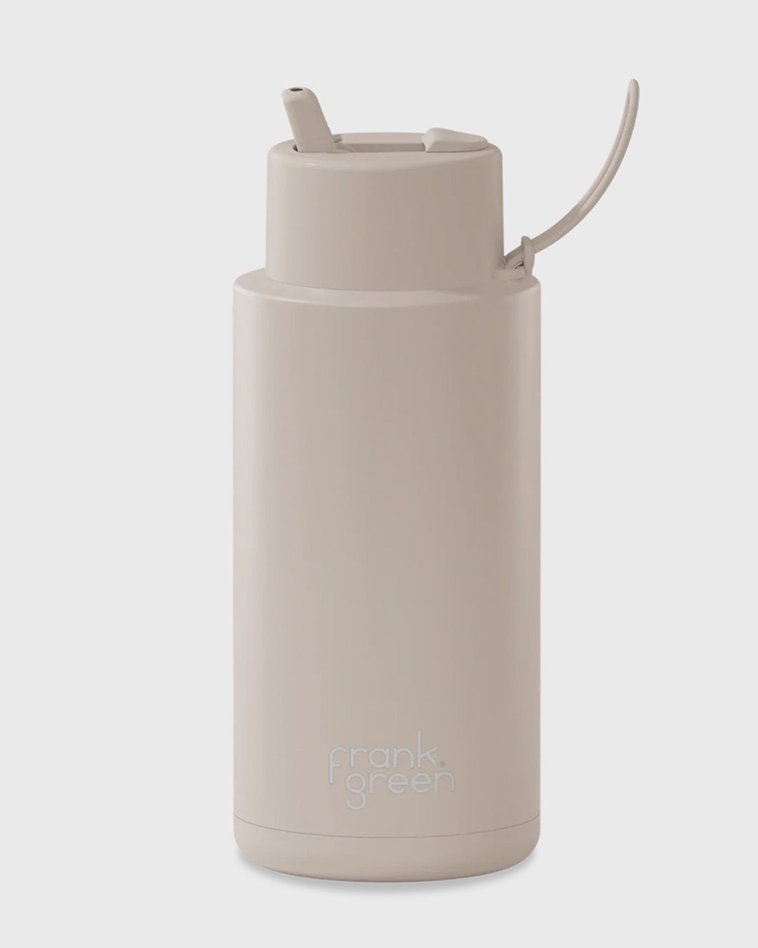 Frank Green 34oz Bottle - Moon Dust w Flip Straw Lid