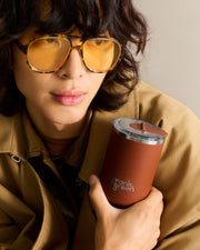 Frank Green 12oz Coffee Cup w Hinged Lid - Toffee - Limited Edition