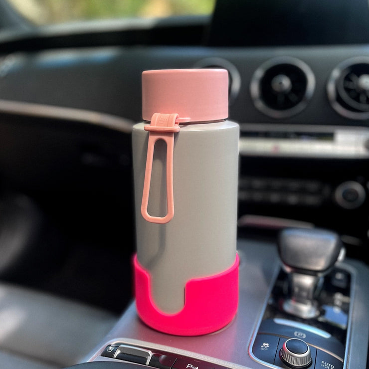 Frank Green Car Cup Holder Expander - Neon Pink