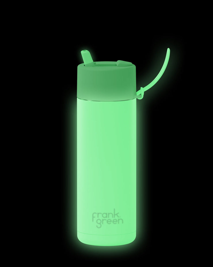 Frank Green 20oz Bottle - Aurora Glow w Flip Straw Lid