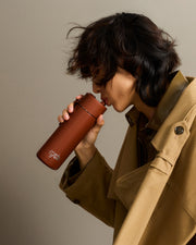 Frank Green 20oz Bottle - Toffee w Flip Straw Lid - Limited Edition
