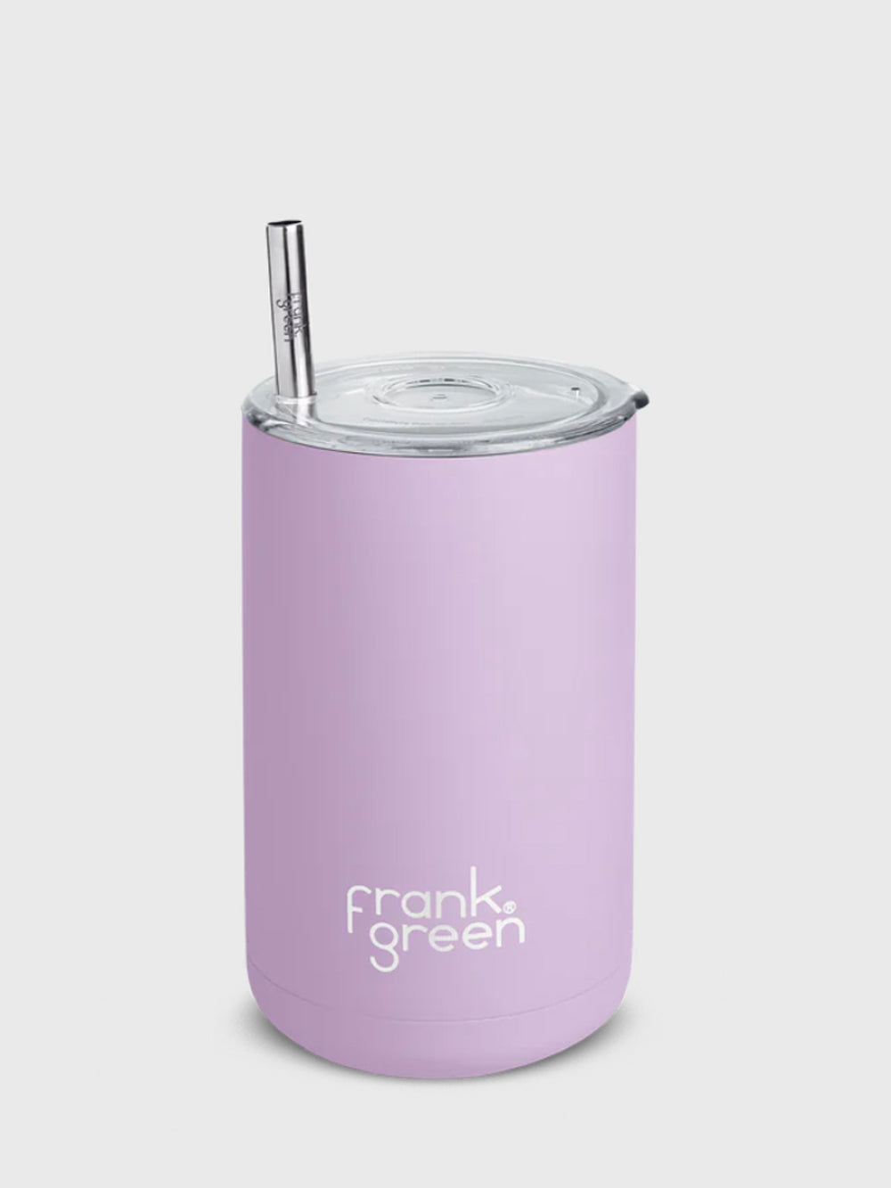 Frank Green Iced Coffee Cup w Straw - Lilac Haze