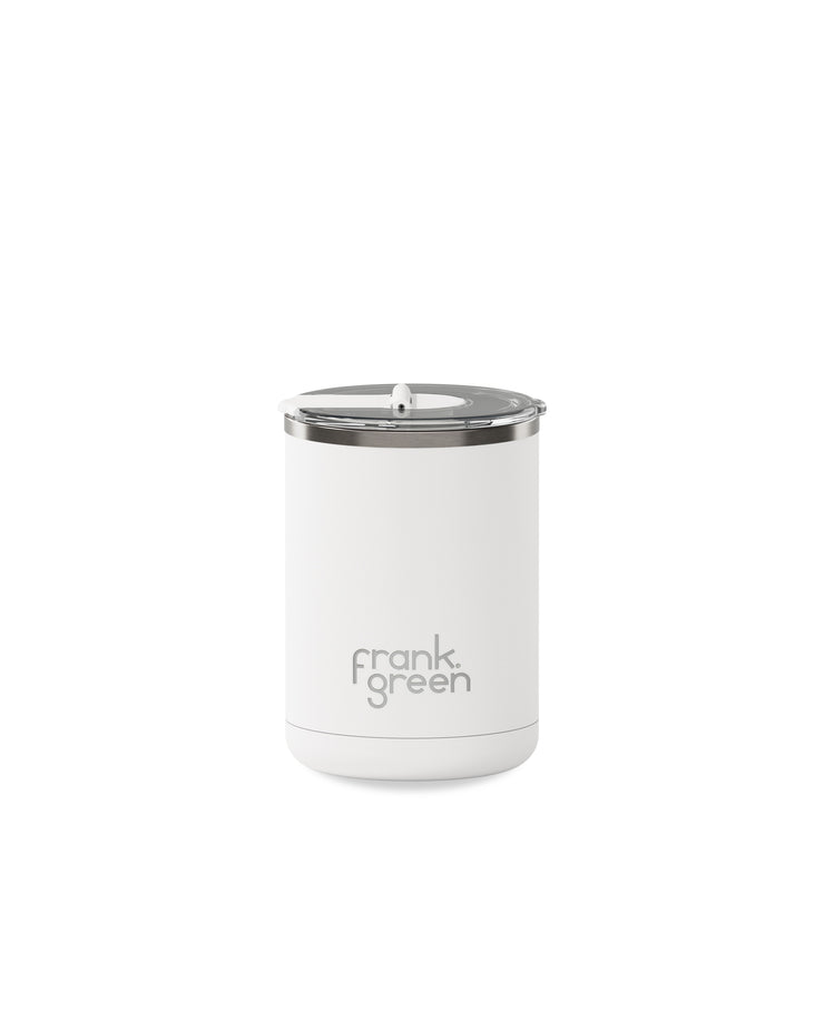 Frank Green 12oz Coffee Cup w Hinged Lid - Cloud