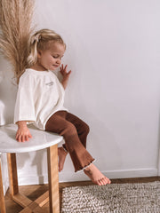 Flared Tights - Cocoa