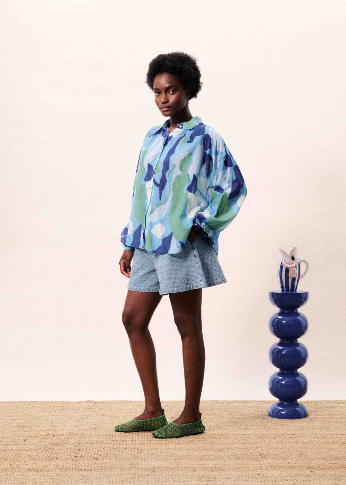 Bering Shirt - Nenufar Bleu