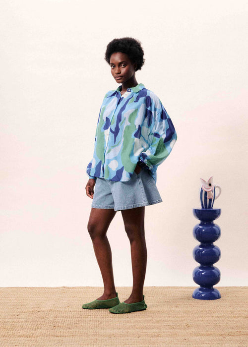 Bering Shirt - Nenufar Bleu