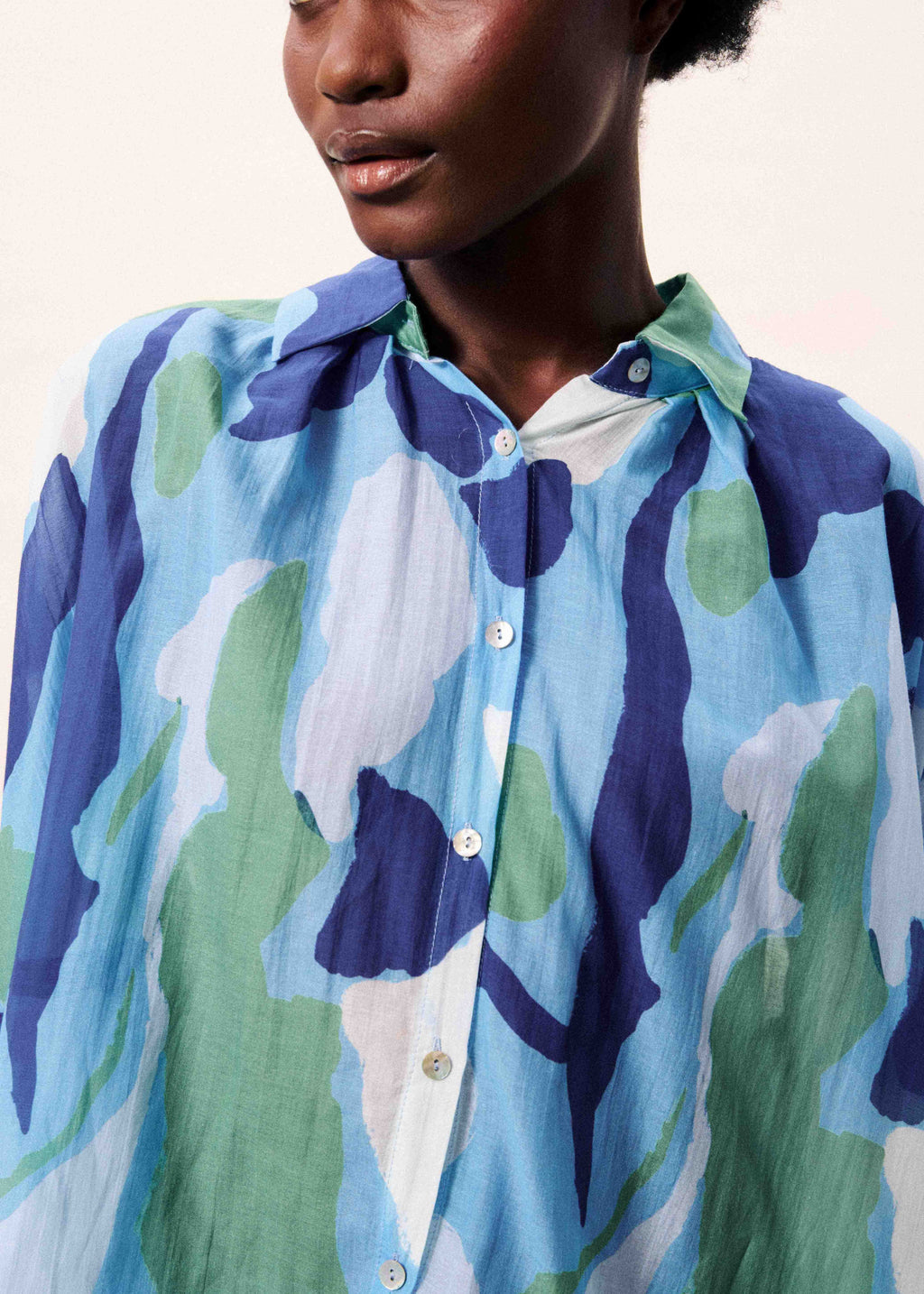 Bering Shirt - Nenufar Bleu