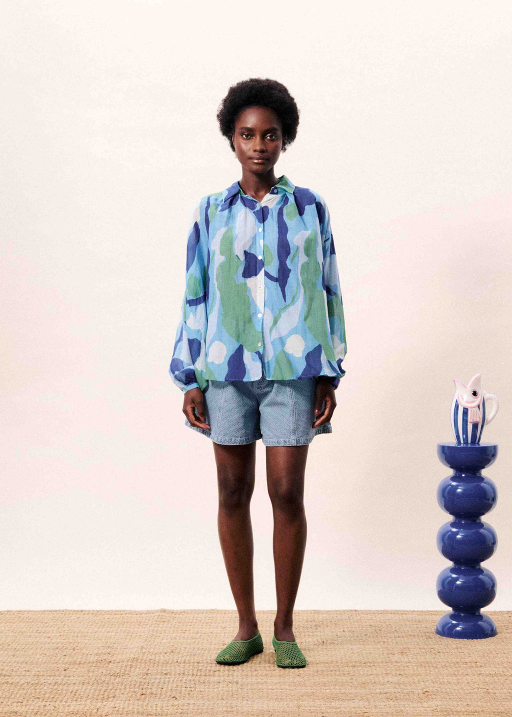 Bering Shirt - Nenufar Bleu