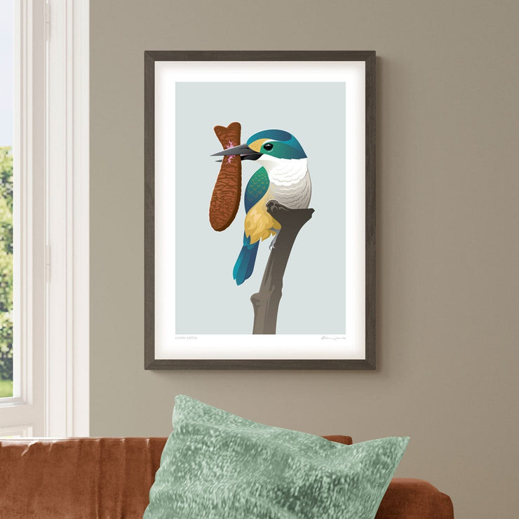 Glenn Jones Print - Lucky Catch