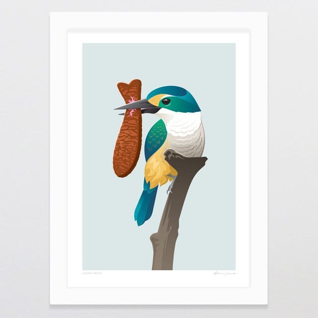 Glenn Jones Print - Lucky Catch