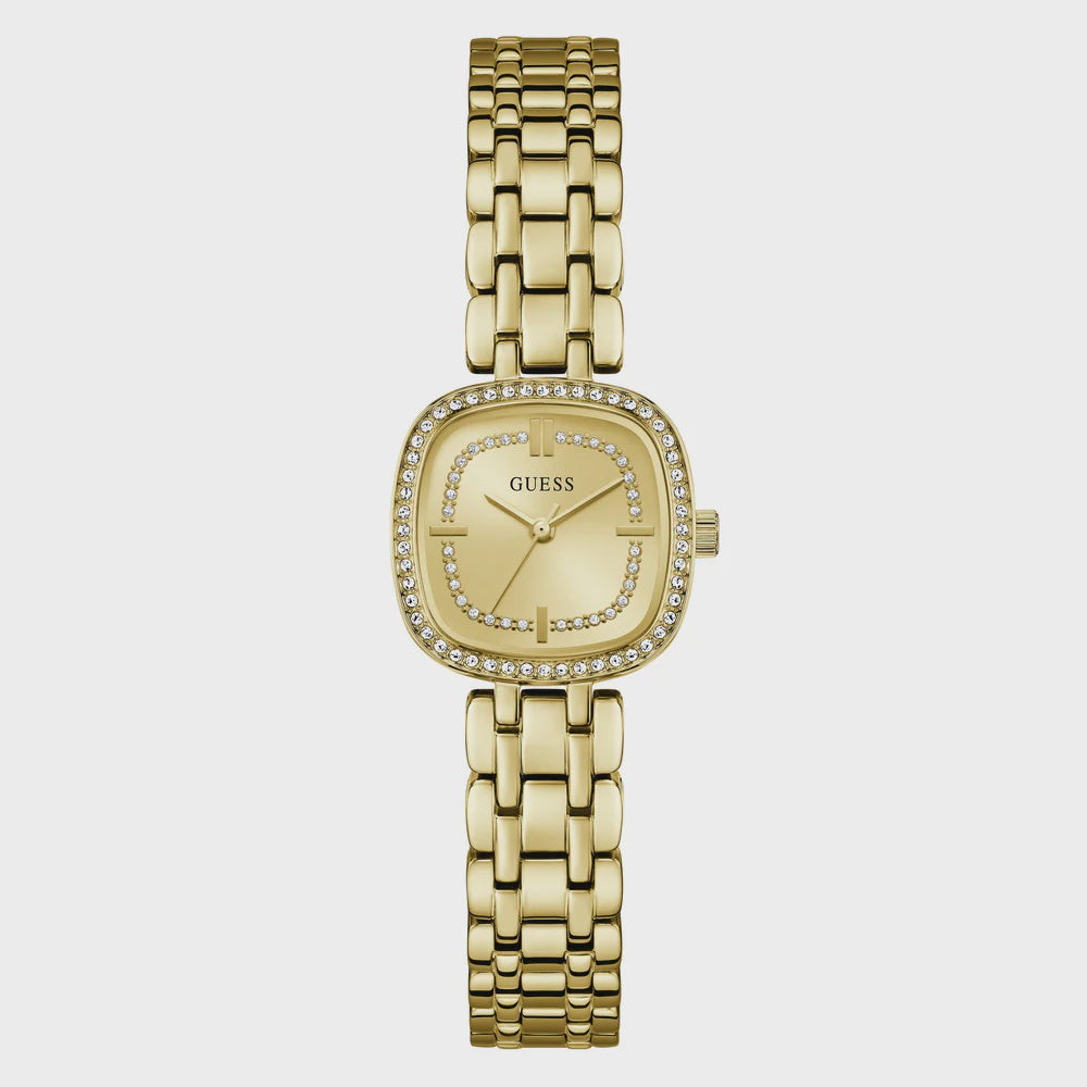 Guess Ladies Analogue Watch - Champagne