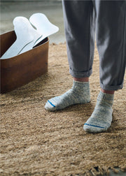 Garabou Organic Cotton Ankle Socks - Indigo