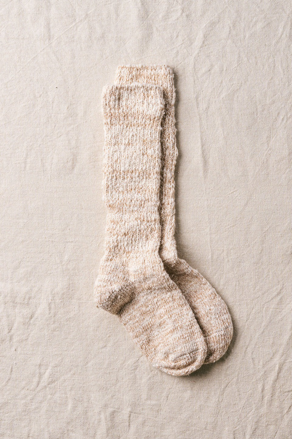 Garabou Organic Cotton Slipper Socks - Brown