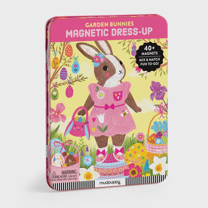 Garden Bunnies Magnetic Dress Up