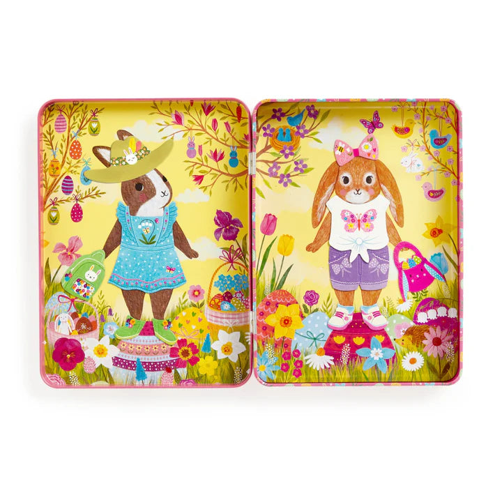 Garden Bunnies Magnetic Dress Up