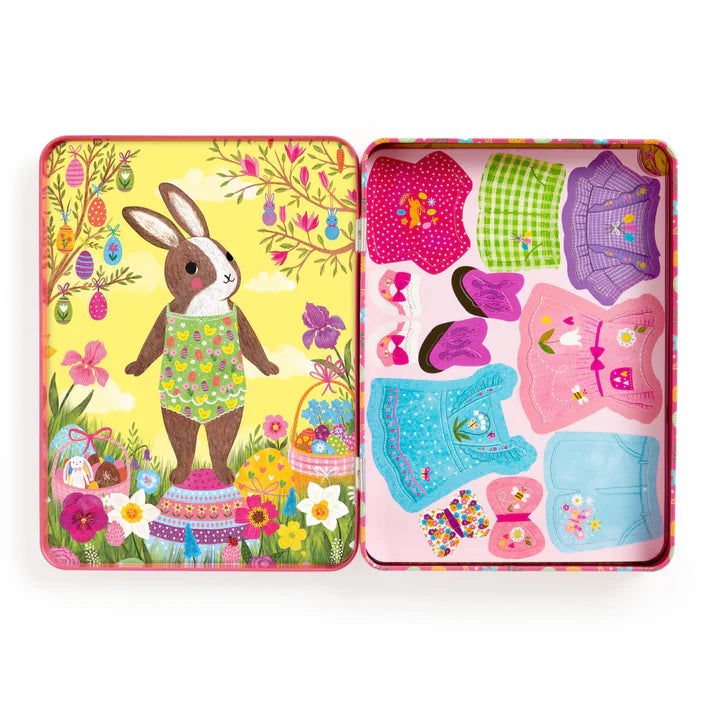 Garden Bunnies Magnetic Dress Up