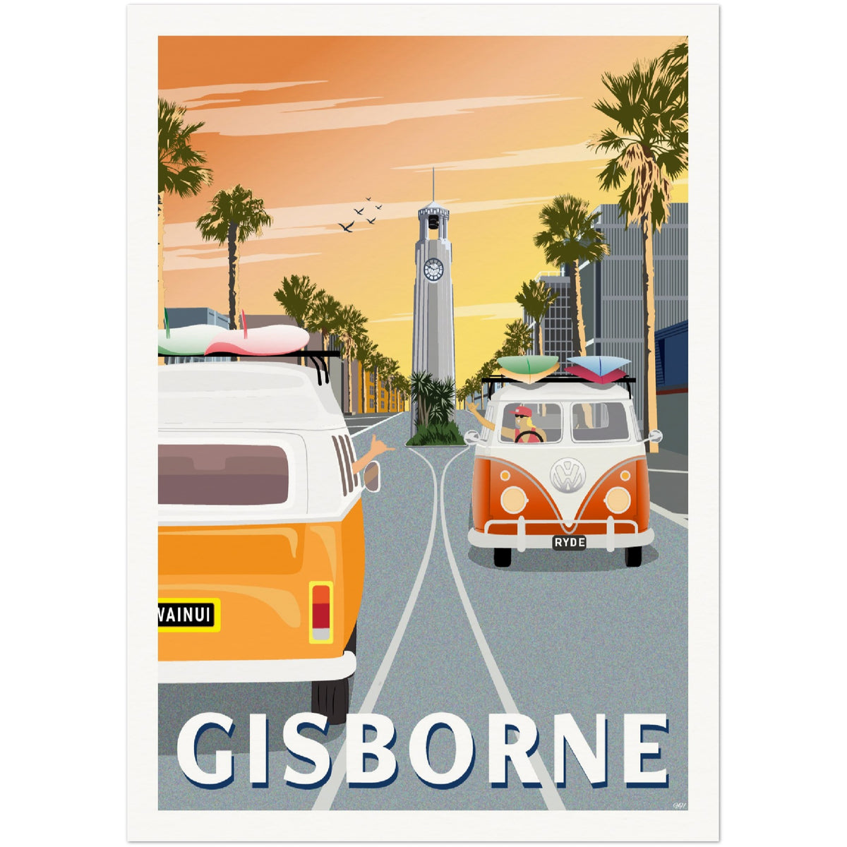 Gisborne Sunrise Print